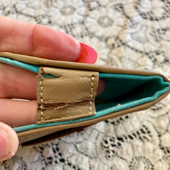 🔥Spartina Phone Wallet Linen & Leather Wristlet🔥 - Picture 6 of 12